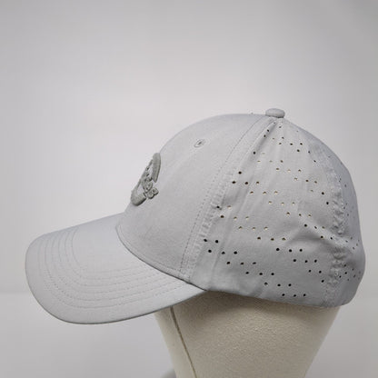 Dickies Fitted Hat Gray One Size A-Flex Stretch Embroidered Laser Cut