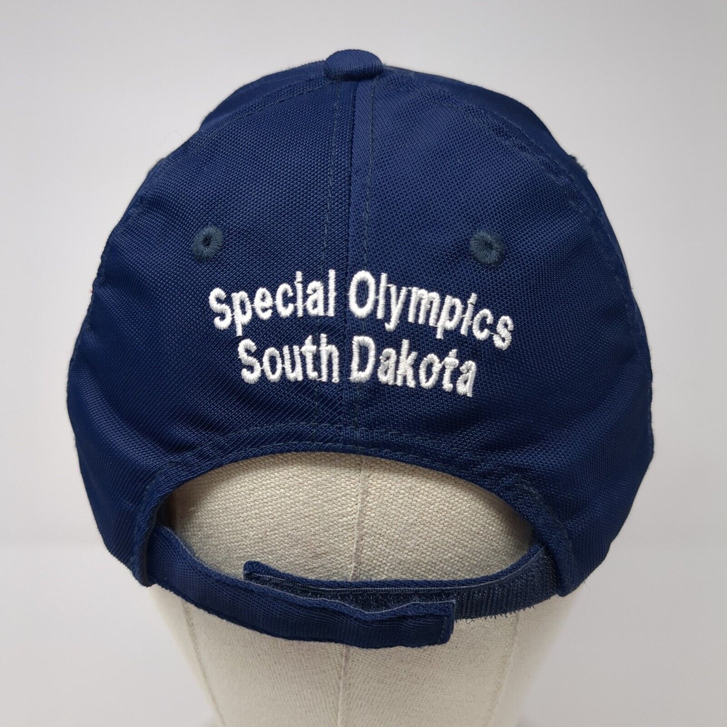 Law Enforcement Torch Run Strapback Hat Blue One Size South Dakota