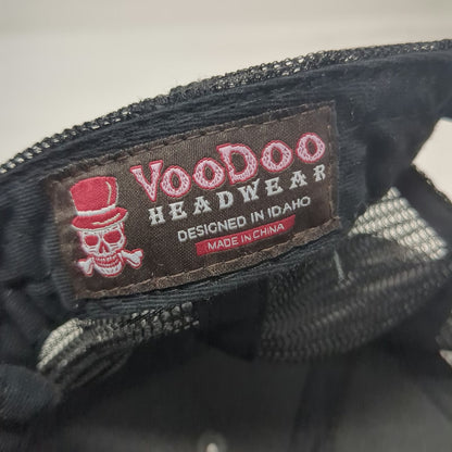 VooDoo Trucker Hat Gray One Size Eagle Cap Wilderness Joseph Oregon Patch Mesh