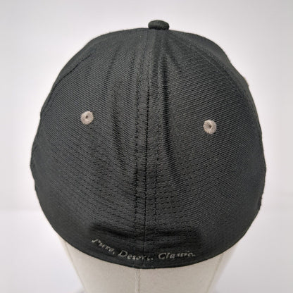 Troon North Troon Golf Fitted Hat Black S/M A-Flex Embroidered 6 Panel