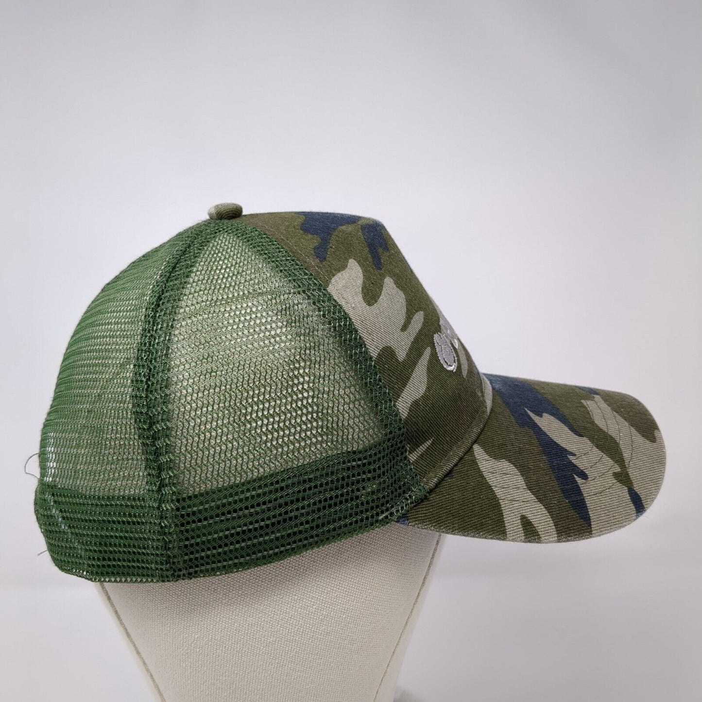 Everflow Snapback Trucker Hat Camouflage OSFA Adjustable Embroidered Mesh Back