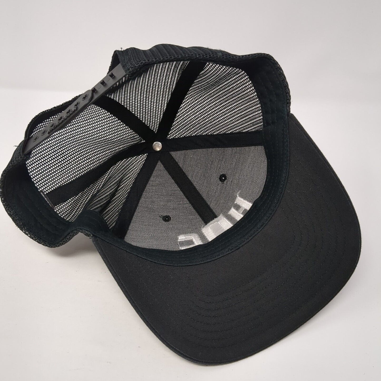 HDC Snapback Mesh Back Trucker Hat Black XL Adjustable Richardson