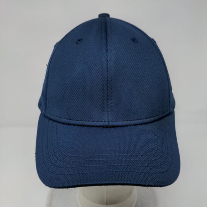 Athletic Works Fitted Hat Blue S/M Lightweight Vented Holes 6 Panel Blank