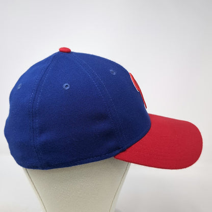 Philadelphia Phillies MLB New Era Baseball Cap Blue Red L 39THIRTY Stretch Hat