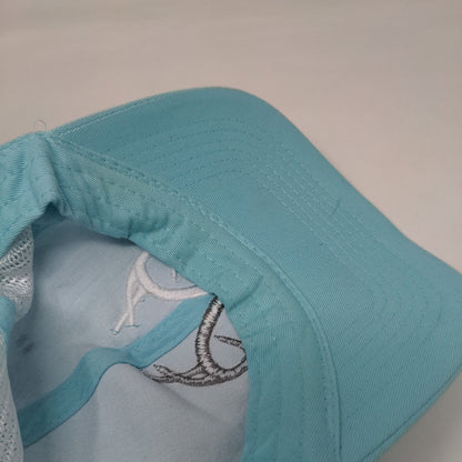 Realtree Snapback Mesh Back Trucker Hat Blue One Size Colorblock