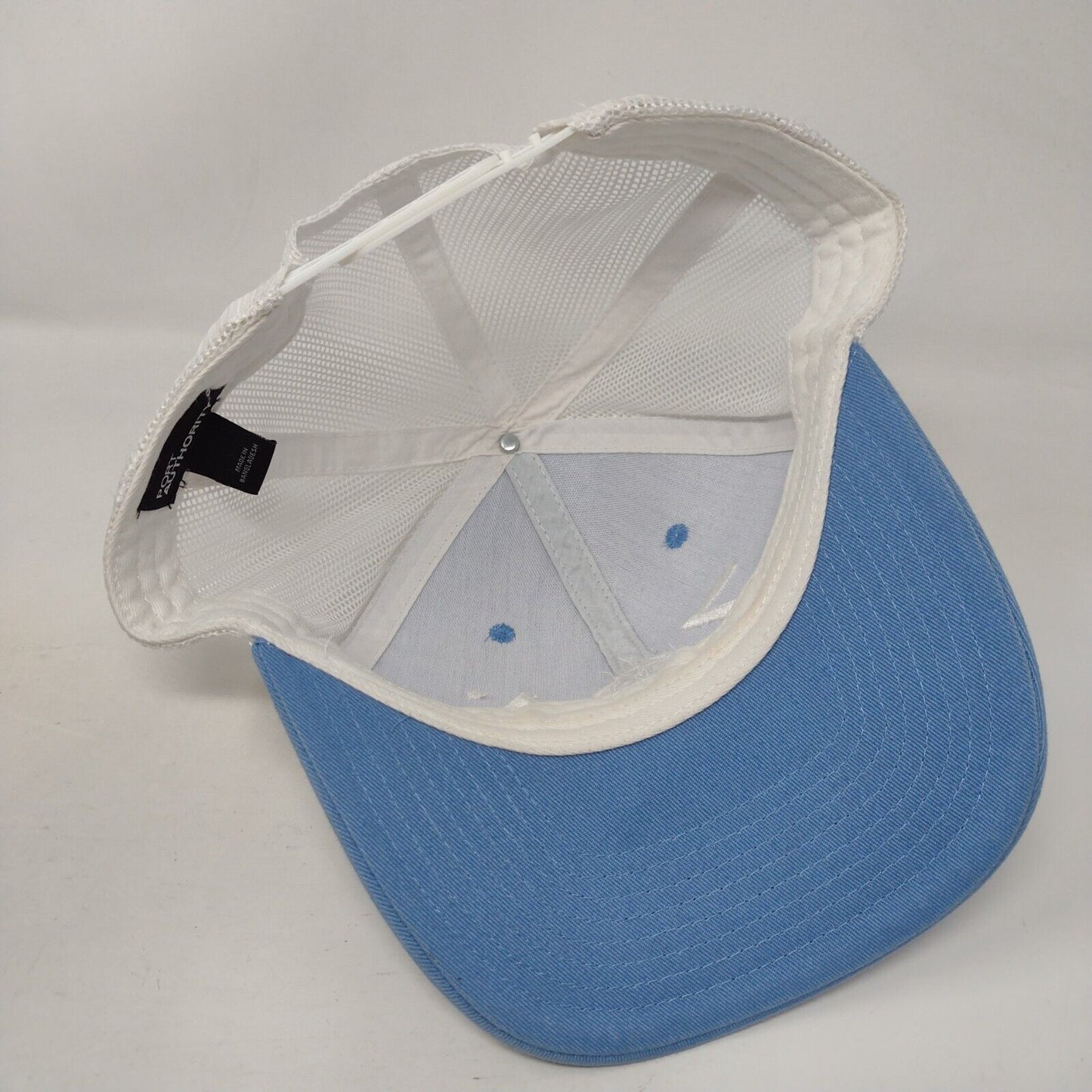 Zoa Snapback Mesh Back Trucker Hat Blue One Size Port Authority