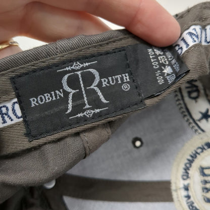 Robin Ruth Richmond Virginia RVA Gray Baseball Cap One Size Blue White Hat