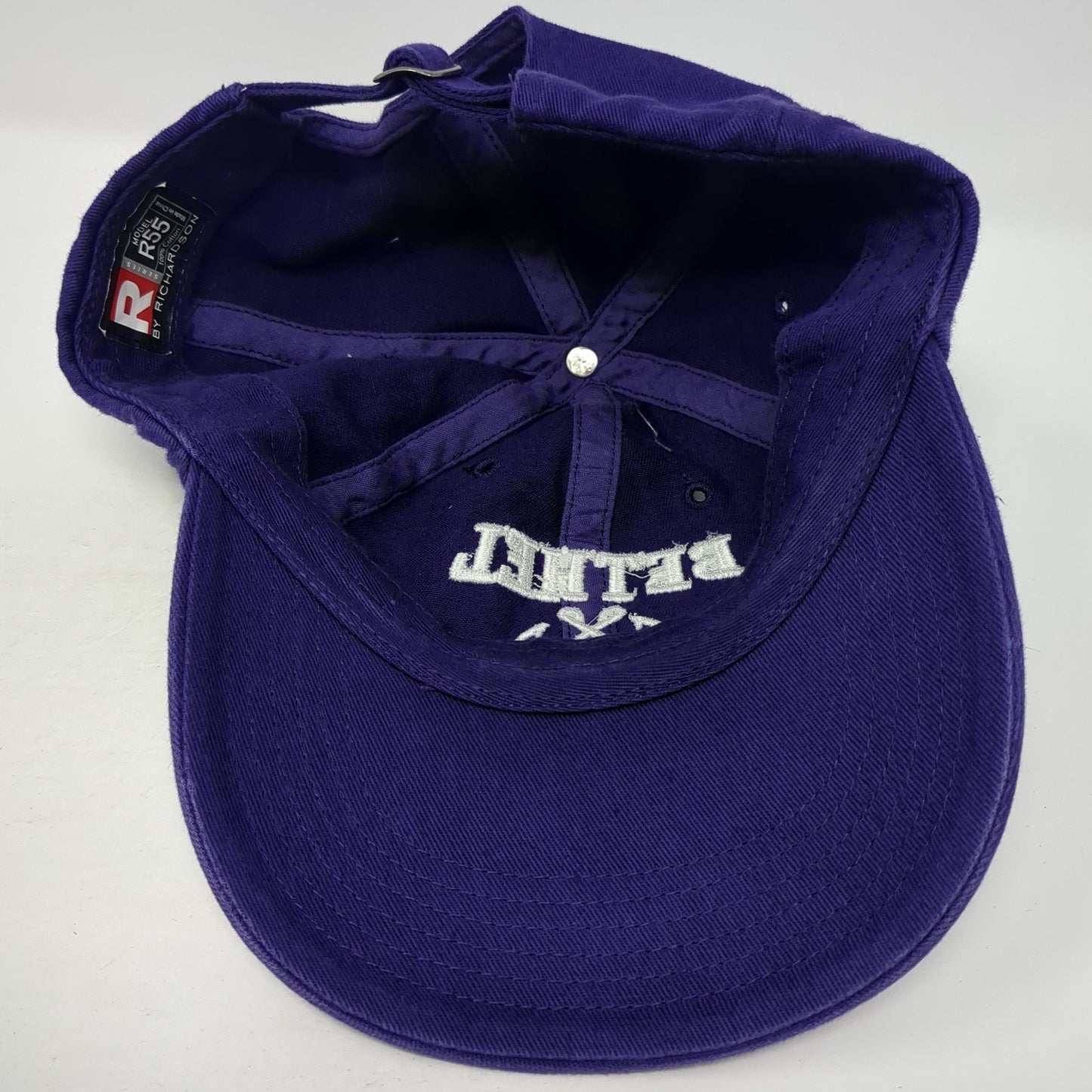 Bethel University Slideback Hat Purple One Size Adjustable Embroidered