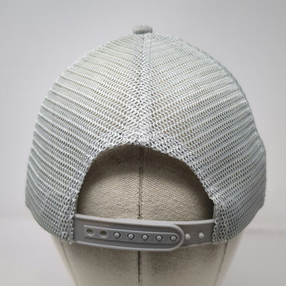 Augusta Sportswear Bar None Auction Trucker Hat Gray One Size Snapback Mesh