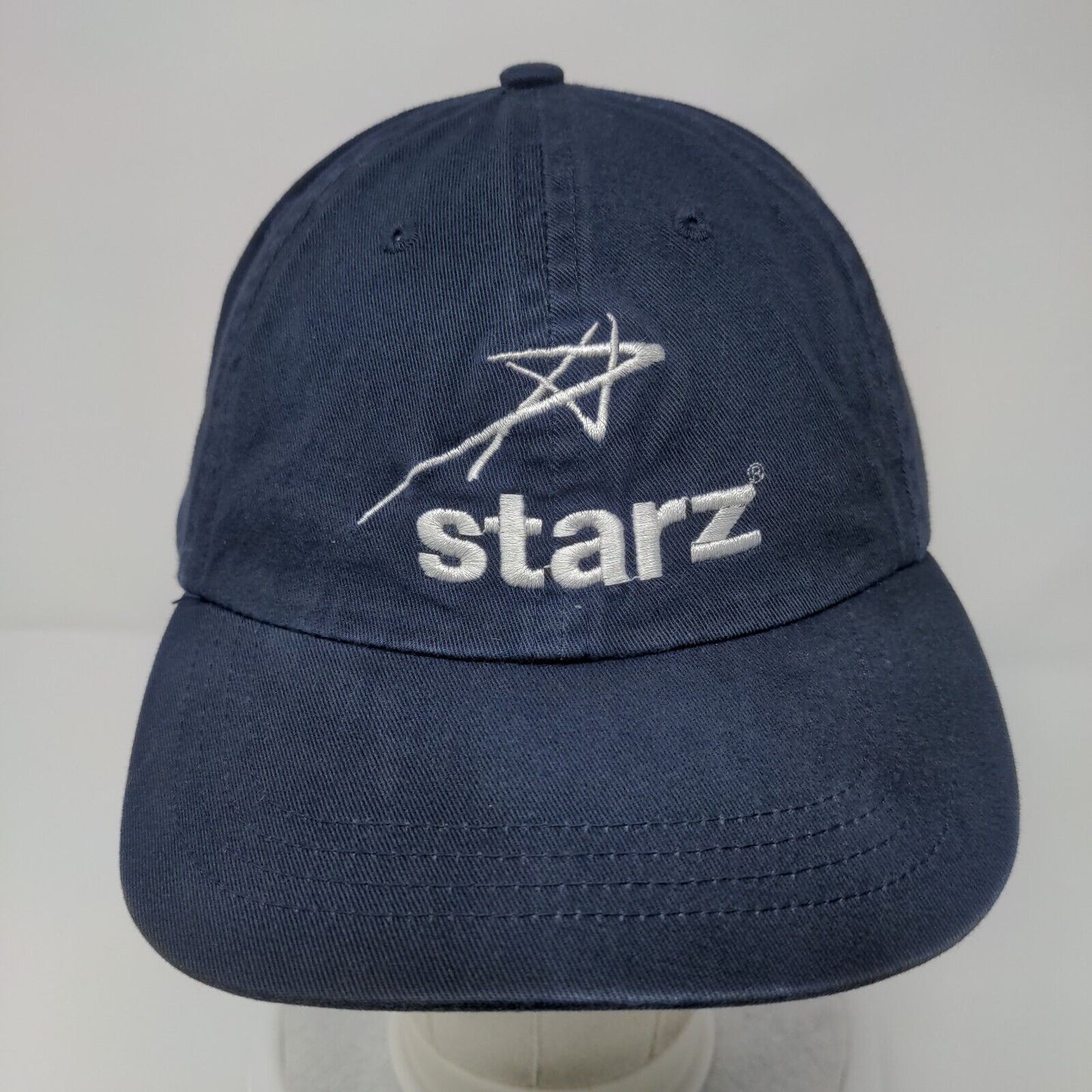 Starz Slideback Hat Blue OSFM Adjustable Embroidered 6 Panel Cotton