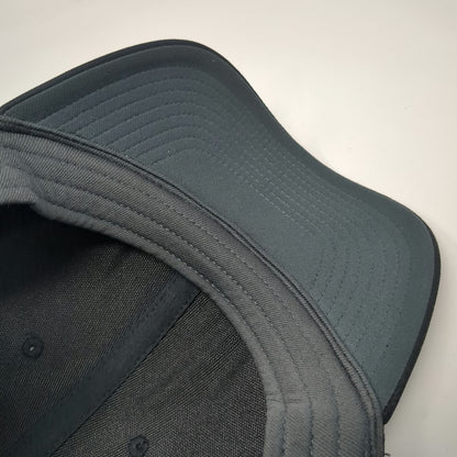 Nike Snapback Hat Black White Gray L Dri-FIT Swoosh 6 Panel Club Cap Athletic