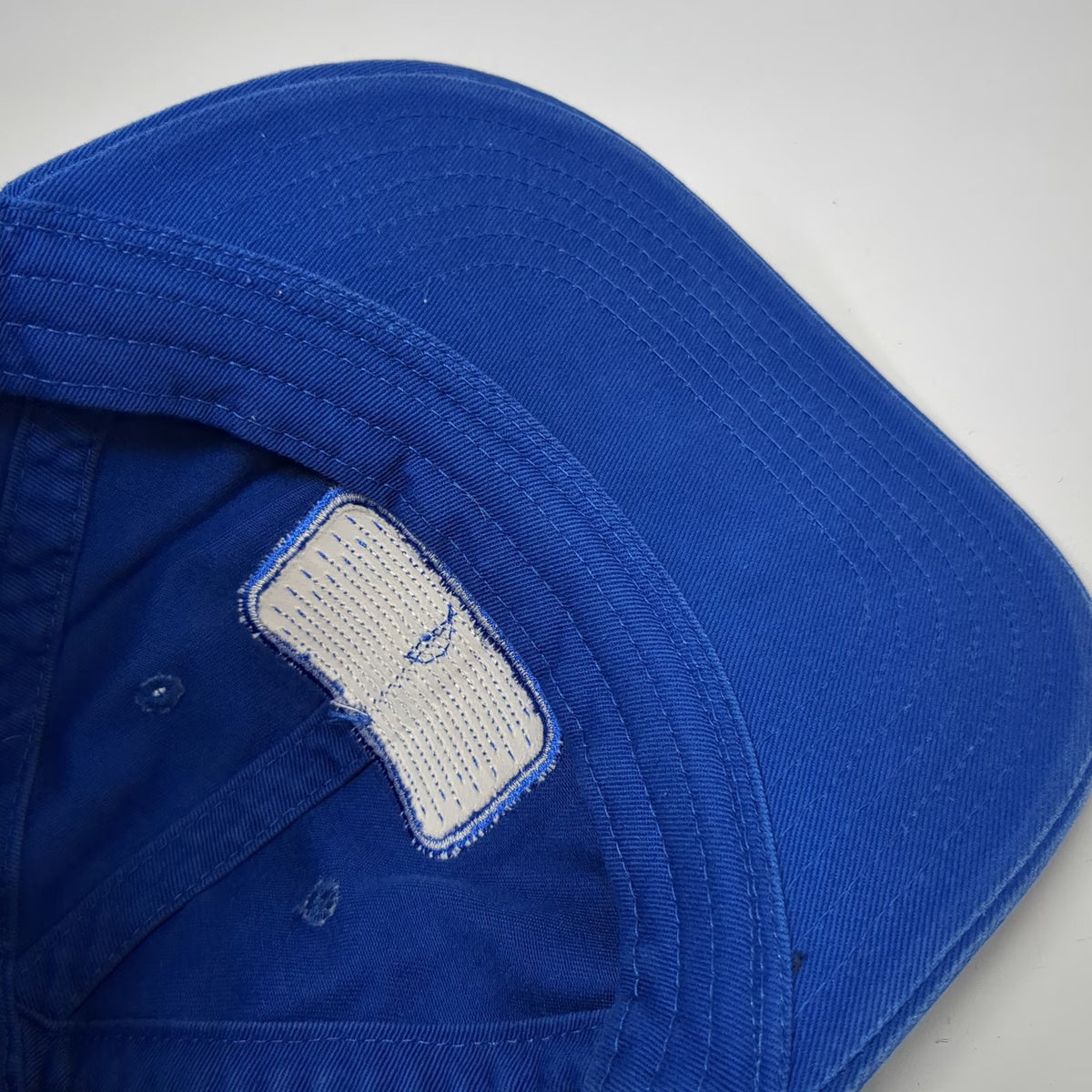 econscious Baseball Cap Blue One Size Organic Cotton Library Patch Strapback Hat