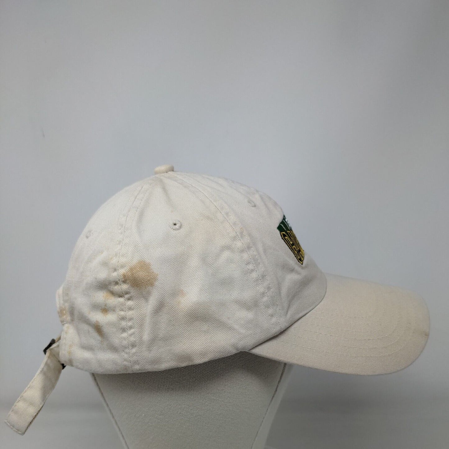 ESPN Game Plan Slideback Hat Tan One Size Adjustable Embroidered 6 Panel