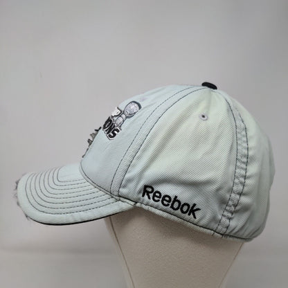 Reebok NHL Men's Fitted Hat OSFA Gray Philadelphia Penguins 2009 Stanley Cup