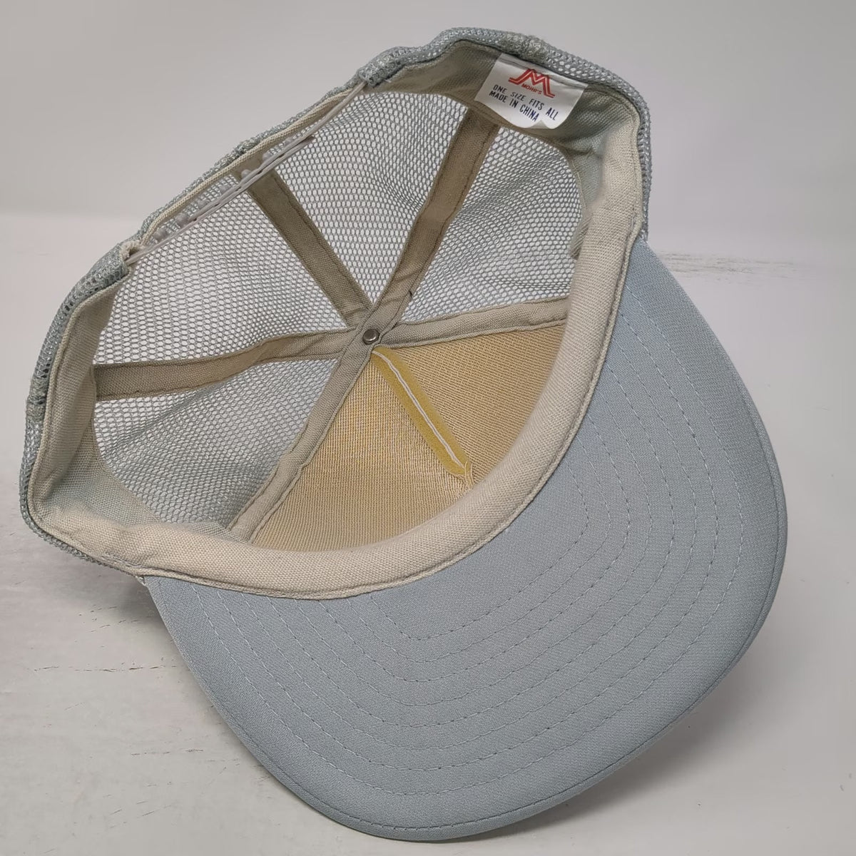 Mohr's Trucker Hat Gray One Size Service City Auto Paint Mesh Rope Snapback