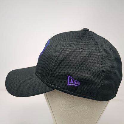 Colorado Rockies MLB New Era Baseball Cap Black L Stretch Fit Shield Logo Hat