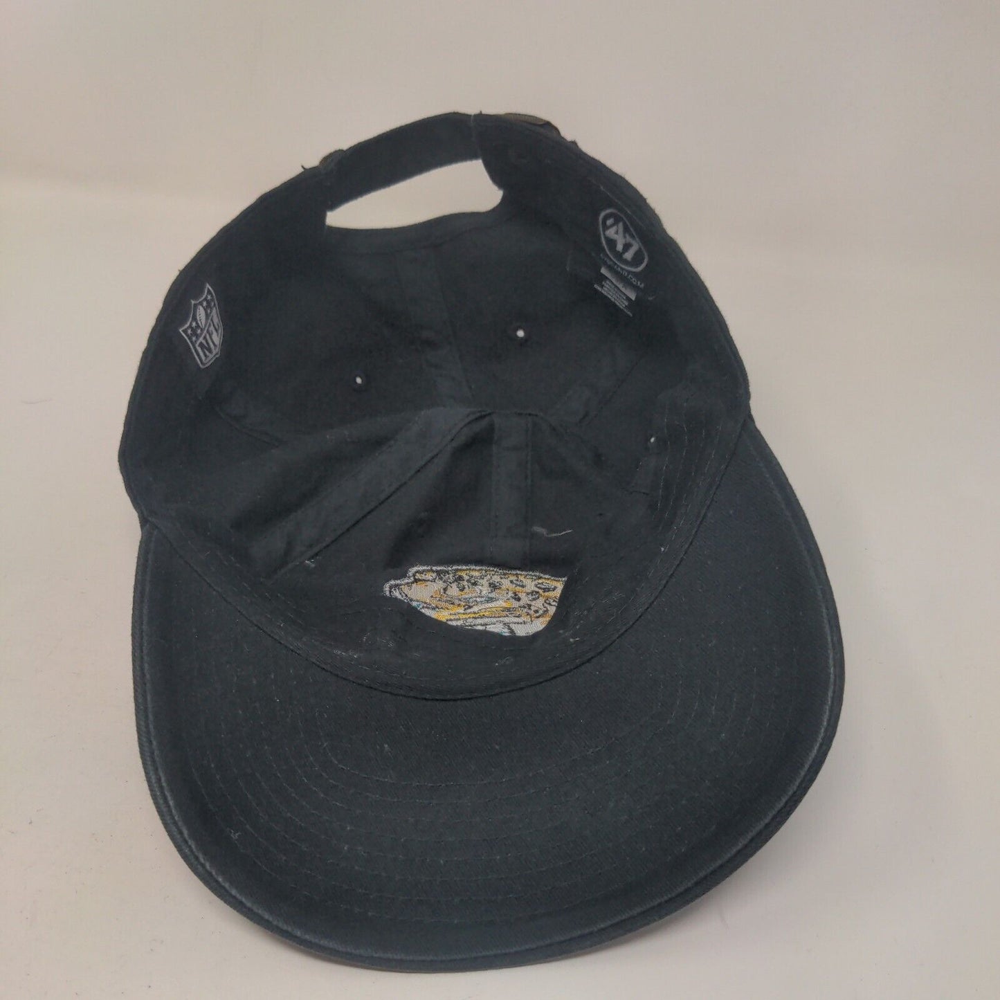 '47 Brand Men's Slideback Hat Black OSFA Embroidered Jacksonville Jaguars Logo