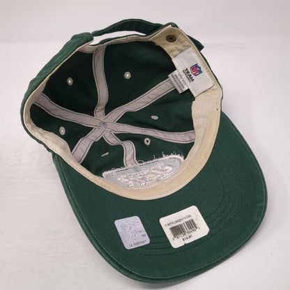 NFL Team Apparel New York Jets Green One Size Cap Hat Side Brim Logo Embroidery