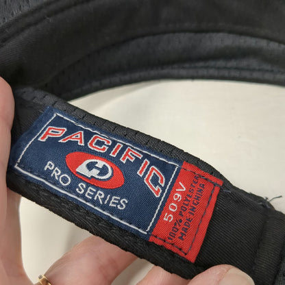 Pacific Headwear Visor Black One Size Strapback Kendall Gold Mesh Athletic Hat