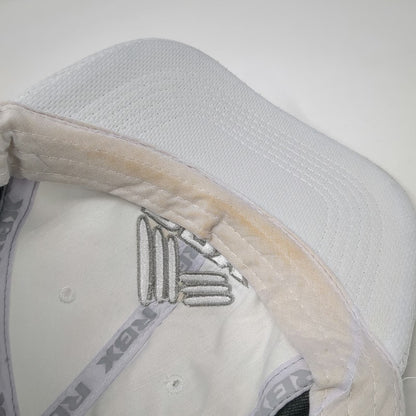RBX Baseball Cap White Gray One Size Athletic Mesh Strapback Embroidered Logo