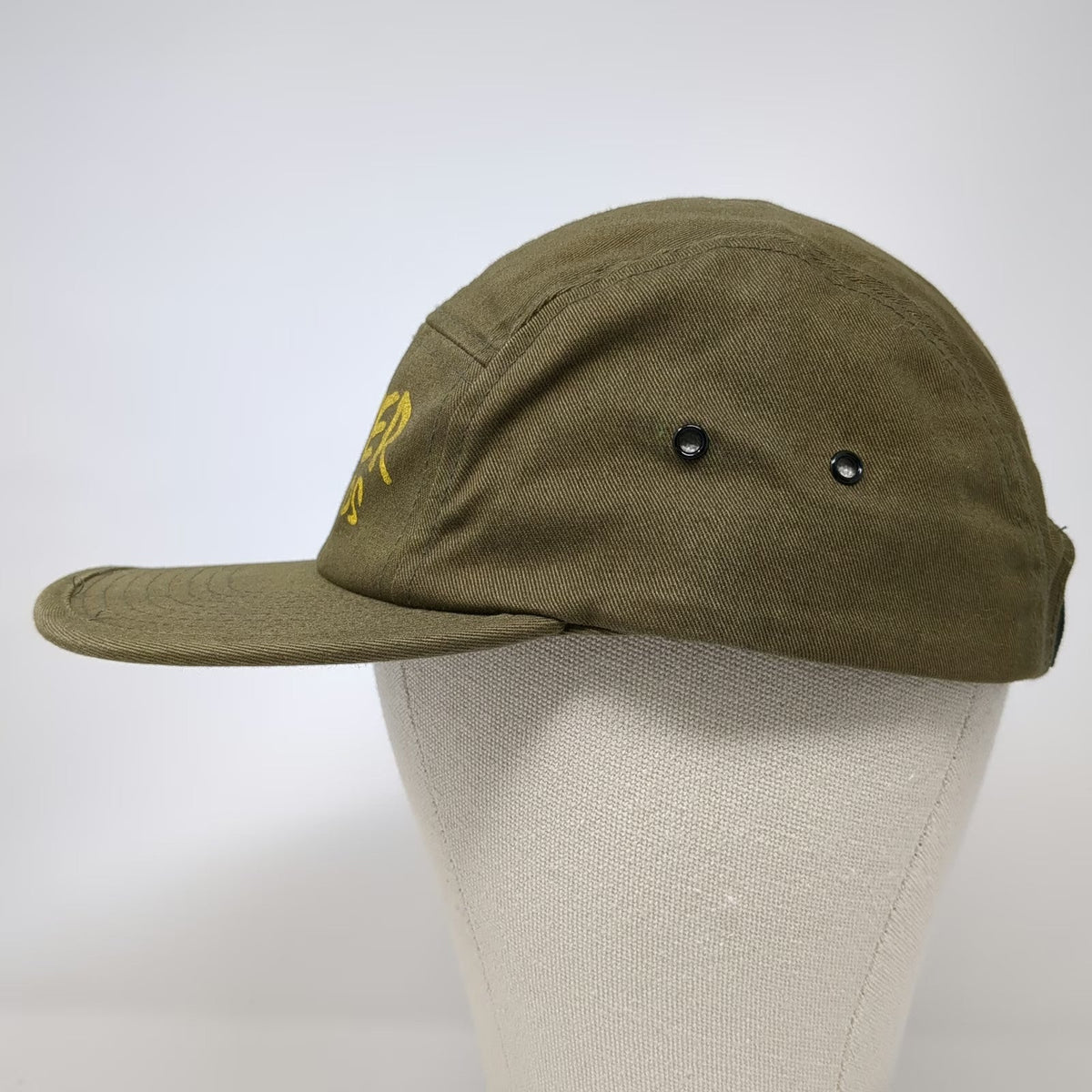 Yupoong 5 Panel Green One Size Forever Skateboards Slideback Flat Brim Hat