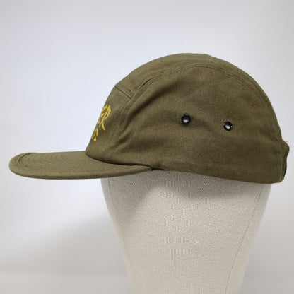 Yupoong 5 Panel Green One Size Forever Skateboards Slideback Flat Brim Hat