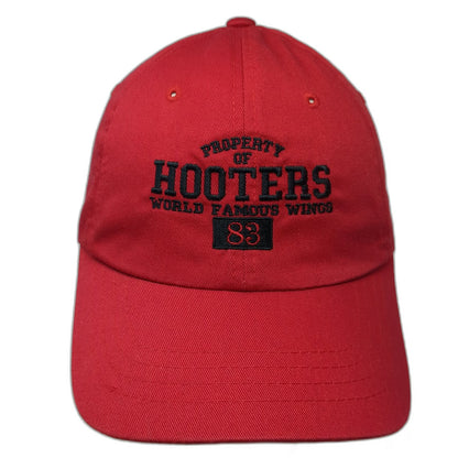 Magic Headwear Baseball Cap Red One Size Strapback Hooters Princeton NJ Hat
