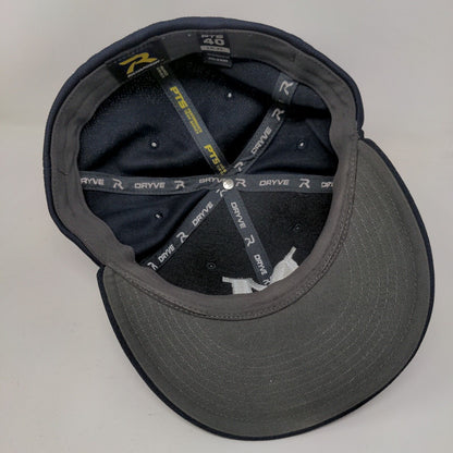 Letter M Cats Fitted Hat Blue L/XL Embroidered Richardson PTS40 Dryve