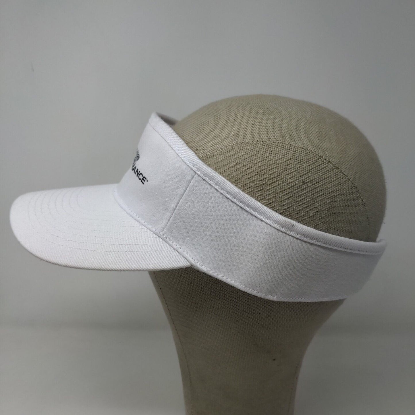 Nissin Men's Strapback Hat White Graphic Indiana Farm Bureau Insurance Logo