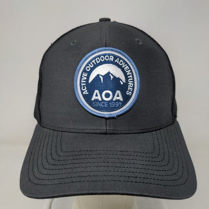 Active Outdoor Adventures AOA Snapback Mesh Back Trucker Hat Multi One Size