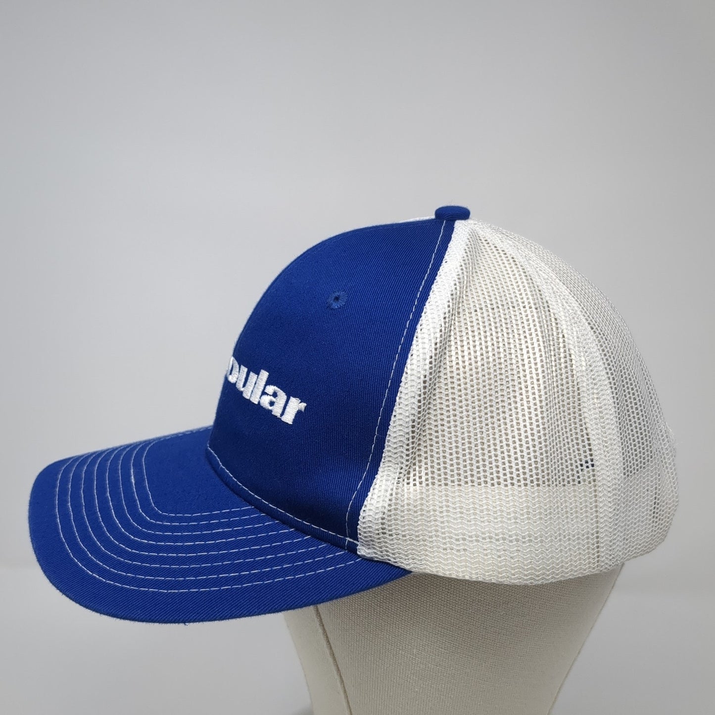 Scoular Snapback Mesh Back Trucker Hat Blue One Size Port Authority