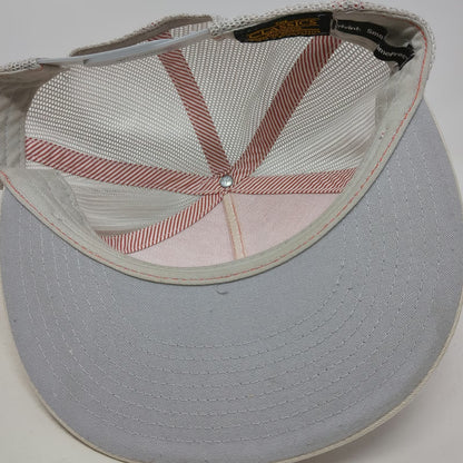 Yupoong Trucker Hat Orange White One Size 5 Panel Mesh Snapback Vivint Home
