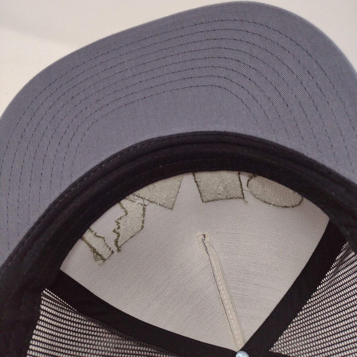 Idaho Snapback Trucker Hat Gray OSFA Adjustable Mesh Back 6 Panel Sport-Tek