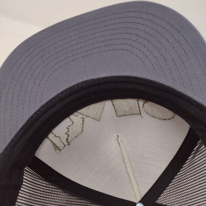 Idaho Snapback Trucker Hat Gray OSFA Adjustable Mesh Back 6 Panel Sport-Tek