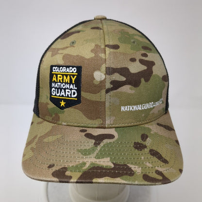 Colorado Army National Guard Fitted Mesh Back Trucker Hat Camo One Size