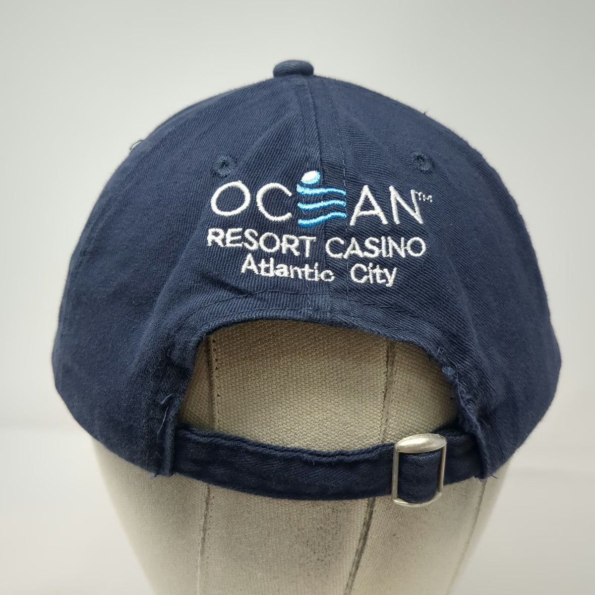 Ocean Resort Casino Baseball Cap Blue One Size Atlantic City Logo Strapback Hat