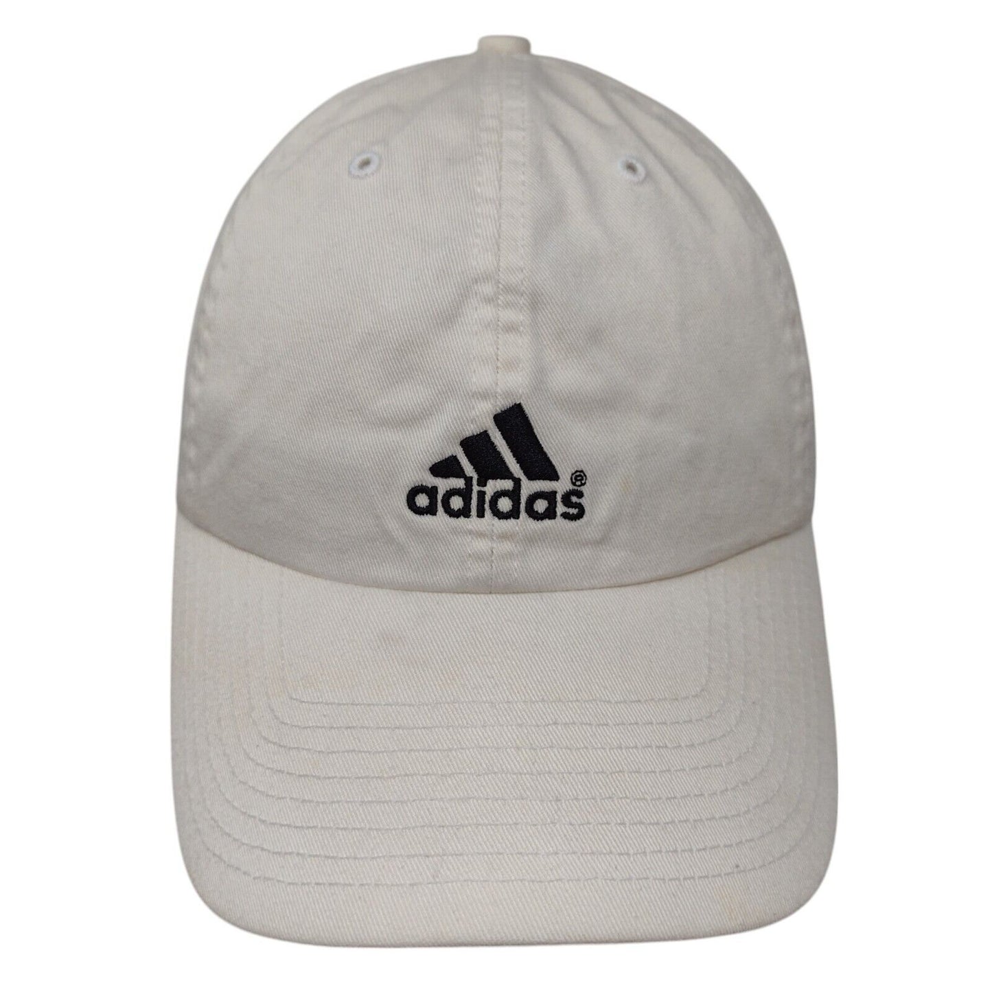Adidas Climalite Slideback Hat White OSFA Adjustable Embroidered 6 Panel Cotton