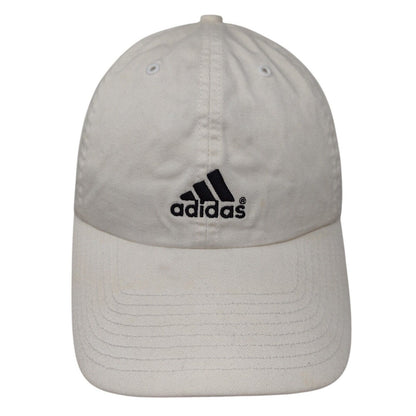 Adidas Climalite Slideback Hat White OSFA Adjustable Embroidered 6 Panel Cotton