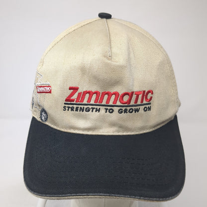 Zimmatic Strength To Grow On Strapback Hat Brown One Size Colorblock