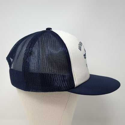 Southern Wisconsin Truck Sale Kenosha WI Snapback Trucker Hat Blue White Vintage