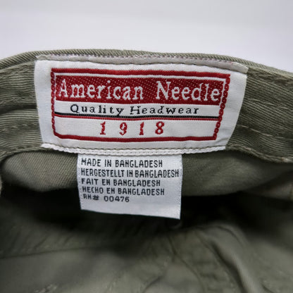 American Needle Baseball Cap Green One Size Yosemite 1890 Cotton Slideback Hat