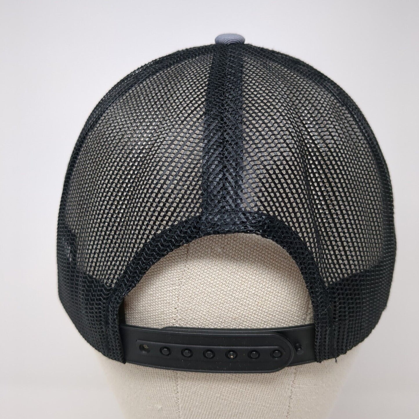 Pacific Source Health Plan Snapback Trucker Hat Gray OS Mesh Back Port Authority