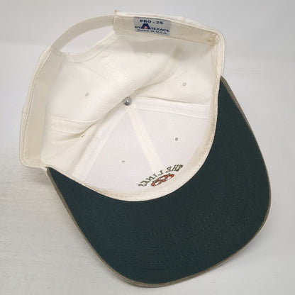 Texace Baseball Cap White Gray One Size Made in USA The Links Cayman Islands Hat