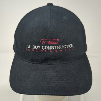 Otto Baseball Cap Black One Size Talboy Construction Incorporated Logo Hat