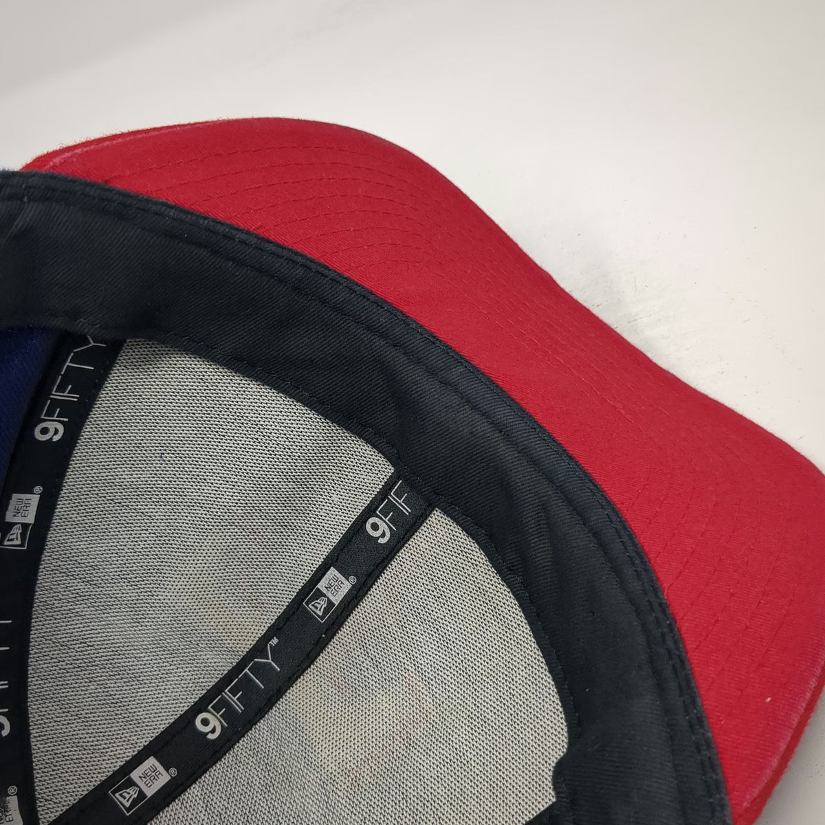 New Era Texas Rangers MLB Snapback Hat Blue Red One Size Flat Bill 9FIFTY OSFM