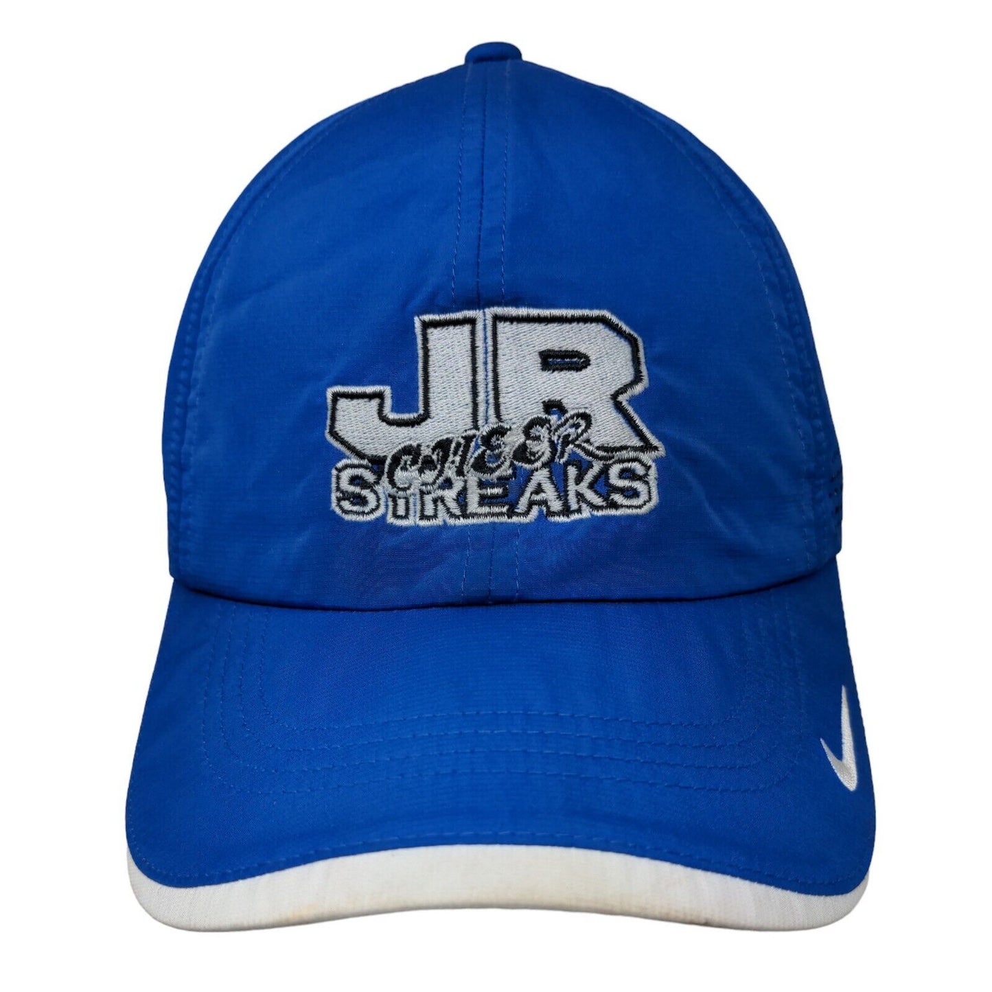 Nike Golf Men's Strapback Hat Blue OSFA Embroidered Jr Cheer Streaks Logo