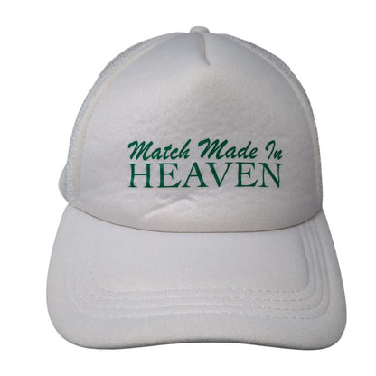 Match Made In Heaven Snapback Trucker Hat White OSFA Sedona 2024