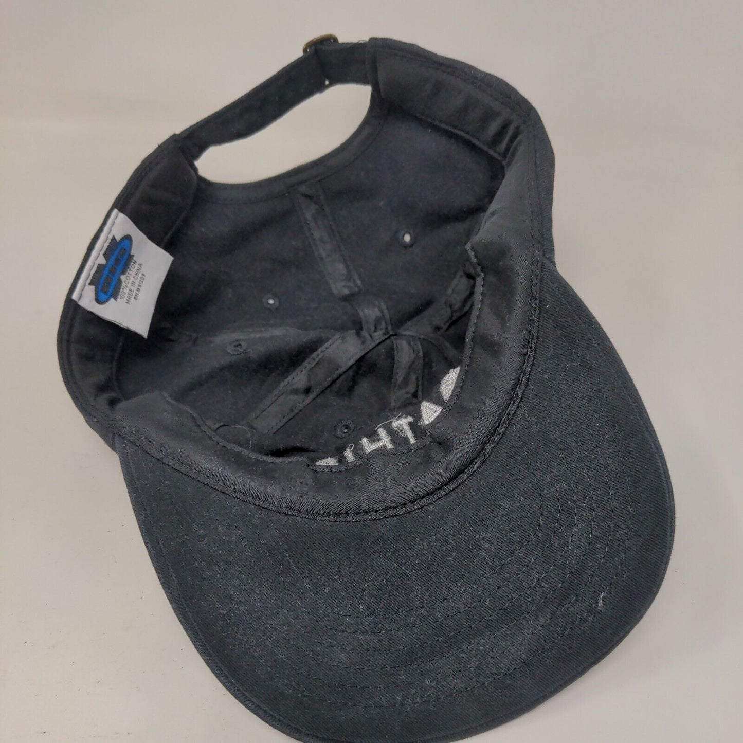 Athleta Slideback Hat Black One Size Adjustable Embroidered 6 Panel BIG X
