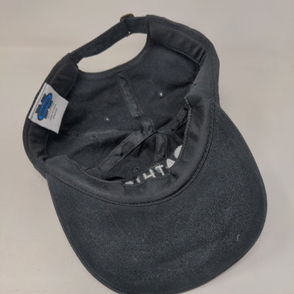 Athleta Slideback Hat Black One Size Adjustable Embroidered 6 Panel BIG X