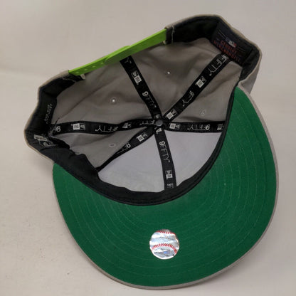 New Era Men's Snapback Hat Gray OSFM Miami Marlins MLB Embroidered Logo